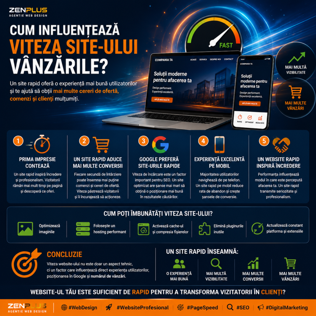 Cum influențează viteza site-ului vânzările?